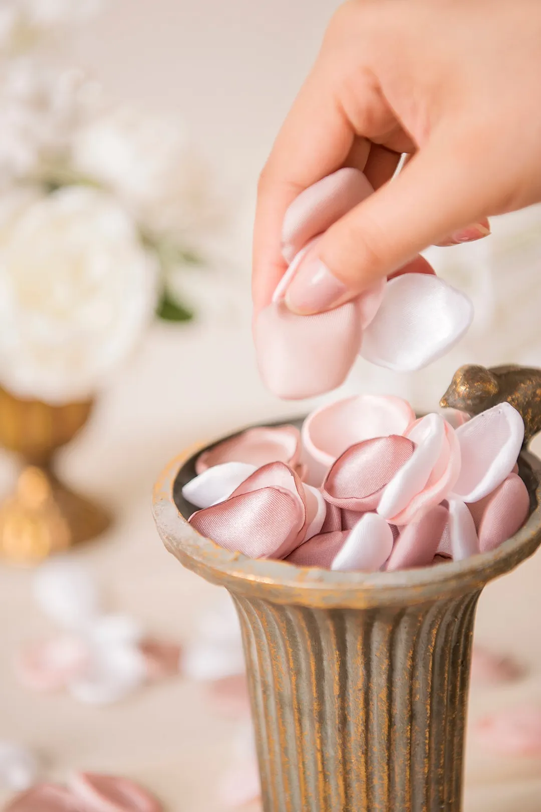 Silk Rose Petals