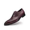 Mens Brown Leather Dress Shoes 