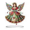 (US Local)Special Shape Angel Girl Table Top Diamond Painting Ornament Kits for Bedroom