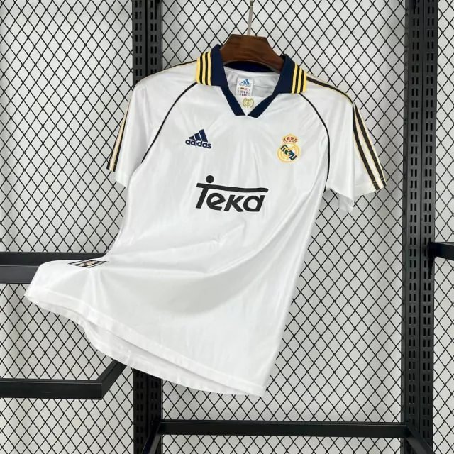 Real Madrid 2025 Retro Home Football Jersey (Replica 1998/2000)