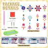 12 Pairs Diamond Painting Earrings DIY Diamond Art Earrings for Adults (C)