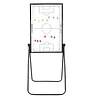[US Local Warehouse] 35inx24in Magnetic Soccer Coaches Clipboard Tactical Dry Erase Board with Magnetic Markers Pen Eraser Portable Tactical Clipboard with Adjustable Stand for Basketball Volleyball Coaches