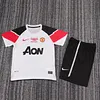 Joyfball 2011-2012 Kids Size Retro Manchester United Away Champions League version Football Shirt 1:1 Thai Quality