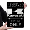 Kawasaki - Panneaux en &eacute;tain m&eacute;tallique(20*30cm/30*40cm) - Garage