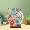 (US Local)Diamond Painting Calendar Ornaments Wooden Rotating Calendar Desk Decor Kit