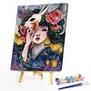 (Multi-Style)Flower Girl-Paint By Numbers Acrylic Painting 40*50cm
