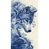 (US Local)Wolf -11CT Stamped Cross Stitch Kit(40x70cm)