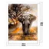 Elephant - 11CT Stamped Cross Stitch - 40*50cm - Animal