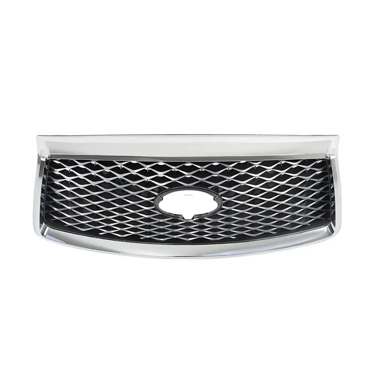 SEBLAFF Front Bumper Grille Grill Guard Upper Chrome Replacement for 2018 2019 2020 2021 QX80 623106GW0A