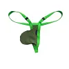 Men's Silky Smooth U Convex Pouch G-String Underwear Free Button Breathable Mesh T-Back Underpanties