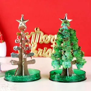 Do-it-yourself magical growing Christmas tree