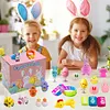 100/120 Pcs Basket Stuffers Fillers Prefilled Easter Eggs for Kids Girls Boys