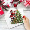 6pcs Diamond Painting Santa Claus Greeting Cards Congratulations Cards & Gifts