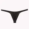 Seamless Solid Thong Men T-back Thin Low-Waisted Underpants