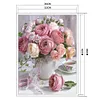 (Counted/Stamped) 11CT/14CT Rose Vase - Cross Stitch 46*36cm/18.11*14.17in