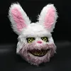 Effrayant Masque Ours Brun/Lapin Blanc Tueur pour Halloween