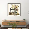 Sewing Machine - 14CT Cross Stitch - 40*40cm