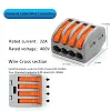 30/50 pcs Universal Cable Connector，Embedded terminal block universal quick connector