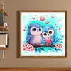 Owl - 18CT Stamped Cross Stitch 20*20cm