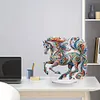 (US Local)5D DIY Special Shape Diamond Painting Desk Ornament Gorgeous Horse Decor Kit
