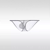 Men's Low Waist Sexy Transparent Ultra-Thin U-Convex Large Pouch Briefs