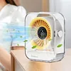 Desk Fan LED Display Portable Table Desktop Air Circulator Fan Quiet Small Fan