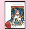 Christmas Socks - 11CT Stamped 3 Strands Cross Stitch 40*50cm/15.75*19.69in