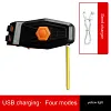 LED Bicycle Tail Light, Photon Bicycle Light Tail Light, Photon Drop Bicycle Light, Bicycle Tail Light Rechargeable USB Bicycle Rear Cycling Light for Any Type of Seat Post