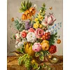 Peony Flower Vase - 11CT Stamped Cross Stitch - 40*50cm - Flower