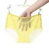 Fully transparent lace breathable soft briefs