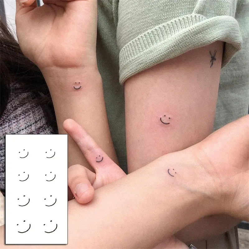Holding Hands In Love Stickers Hand Heart Tattoo Body Art Makeup Waterproof Temporary Women and Men Fake Tatoo