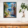 Seaside Town - 14CT Stamped Cross Stitch - 40*50cm