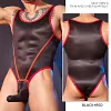 Men's Sexy Thin And Sheer Slim-Fit Muscular Bodysuit Elephant Trunk Trendy Sexy Jumpsuit