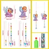 2pcs Crystal Light Catcher Diamond Painting Angel Suncatcher Hanging Kits