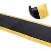[US Local Warehouse] Anti Fatigue Mat 144x36inch Standing Work Mats Thick 3/4in Black with Yellow Border for Industrial and Commercial Workplaces