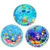 Cats Water Mat Foldable Inflatable Water Mat Baby Water Mat for Floor Tile Grass