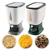 Rice Dispenser 22 Lbs Rice Storage Container Sealed Moisture Proof Cereal Dry Food Storage Container with Measuring Cup for Kitchen Pantry Organization