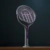 Rotating Head Bug Zapper Racket 2 in 1 Electric Fly Swatter for Indoor Outdoor