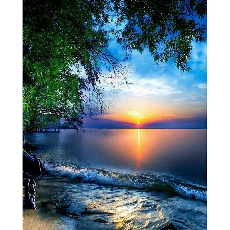 Scenery 30X40CM(Canvas) Full Square Drill Diamond Painting gbfke