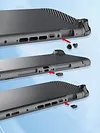 Game Console Protection Kit for Switch 2 Thumb Cap Grip Dust Plug Handle Sticker
