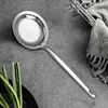 304 Stainless Steel Fine Mesh Strainer Multi-functional Sieve Colander with Handle Fat Skimmer Spoon Kitchen Gadget for Oil Filter Skimming Grease Foam