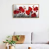 (US Local)Poppy-Paint By Numbers Kit(80x40cm)