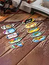 10pcs Metal Spoon Fishing Lures Spinner Bait Artificial Hard Bait Fishing Tackle