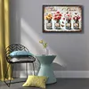 (Multi-Style) Sunflower Vase-11CT Stamped Cross Stitch 45*45cm/17.72*17.72in