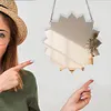 (US Local)Mandala Acrylic Special Shape Diamond Painting Mirror for Home Office Decor