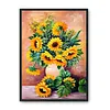 Sunflower Vase -11CT Stamped Cross Stitch Kit(36*46cm)