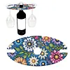 Diamond Painting Wine Glass Rack DIY Wine Glass Holder Storage Rack Diamond Art Acrylic Organizer Stemware Rack Kit
