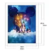 (Counted/Stamped) 11CT Mickey Mouse - Cross Stitch 40*50cm/15.75*19.69in