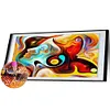 Diamond Painting -DIY Round Drill Contour Abstract(60x40cm)