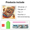 Diamond Painting-DIY Crystal Rhinestone Photographing Lion